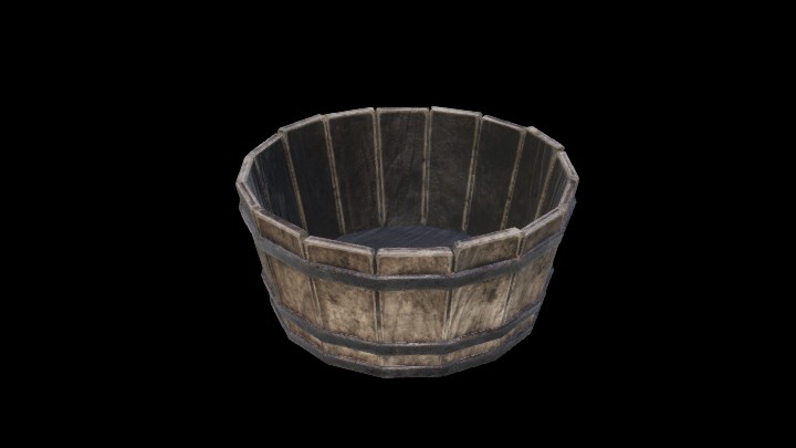 UE项目资源_模型资源_木盆033