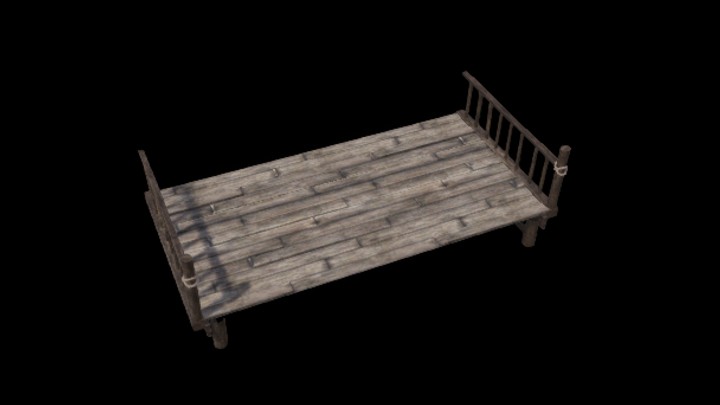 UE项目资源_模型资源_木走廊001