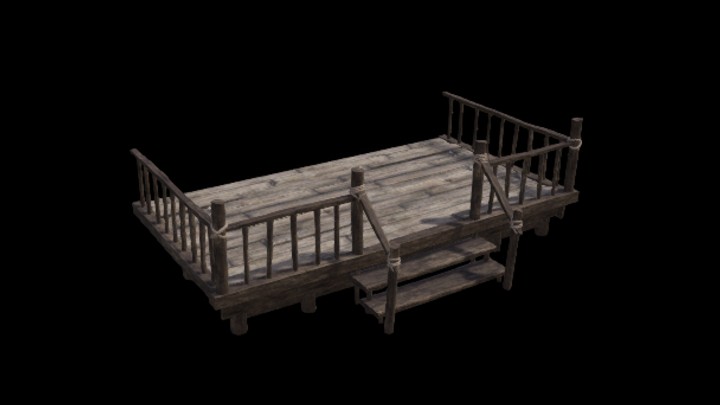 UE项目资源_模型资源_木走廊002