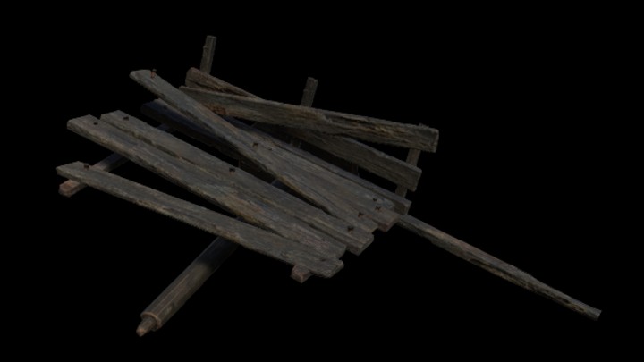 UE项目资源_模型资源_木车014