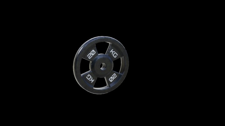 UE项目资源_模型资源_杠铃片001