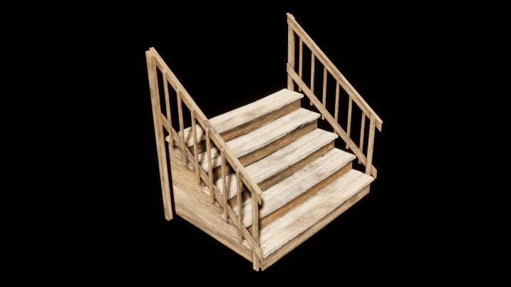 UE项目资源_模型资源_楼梯335