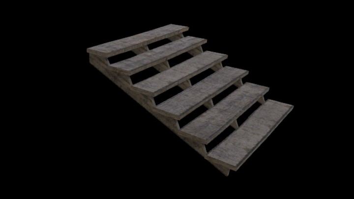 UE项目资源_模型资源_楼梯342