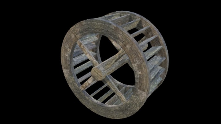 UE项目资源_模型资源_水车003