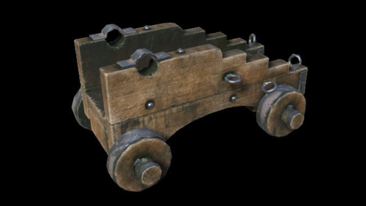 UE项目资源_模型资源_炮车006