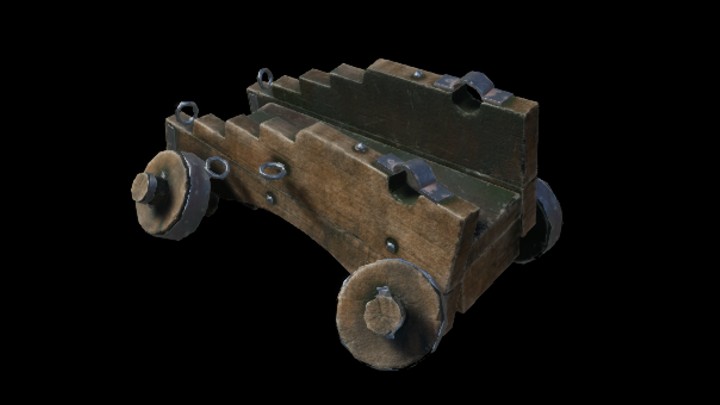 UE项目资源_模型资源_炮车007