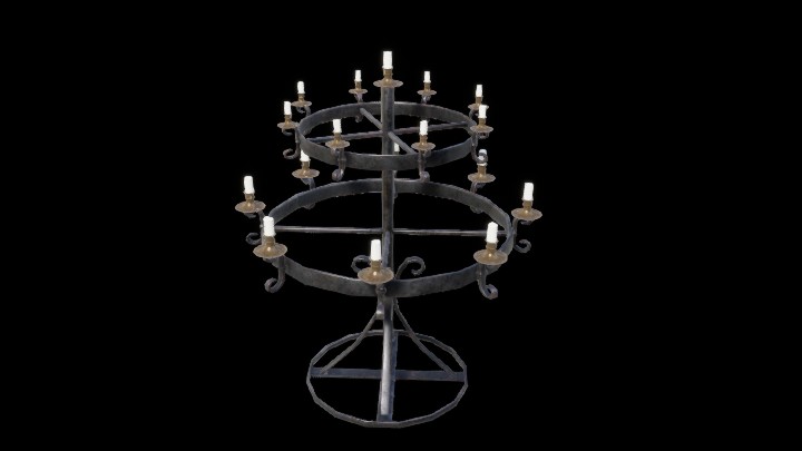 UE项目资源_模型资源_烛台122