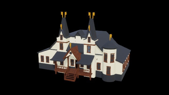 UE项目资源_模型资源_玩具建筑006