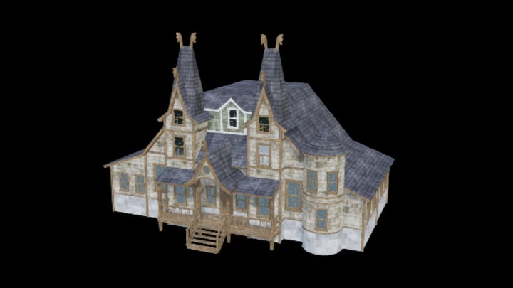 UE项目资源_模型资源_玩具建筑007