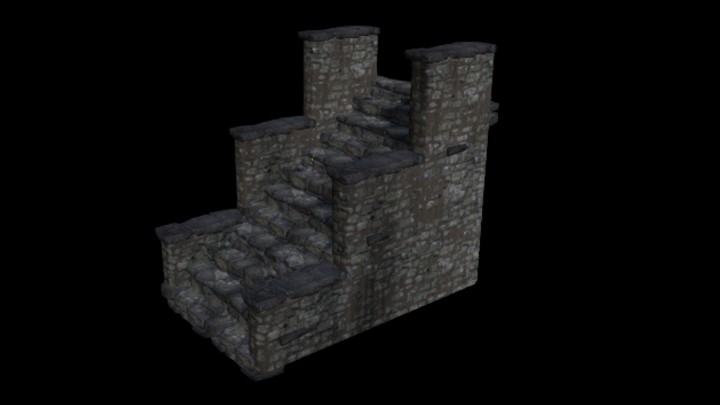 UE项目资源_模型资源_石梯048