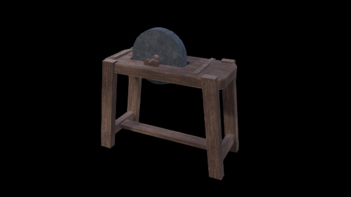 UE项目资源_模型资源_石磨004