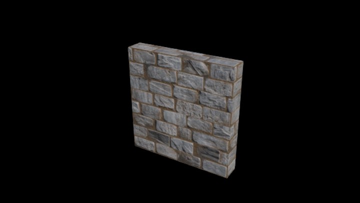 UE项目资源_模型资源_砖墙052