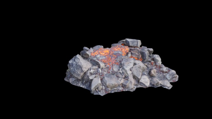 UE项目资源_模型资源_碎石067