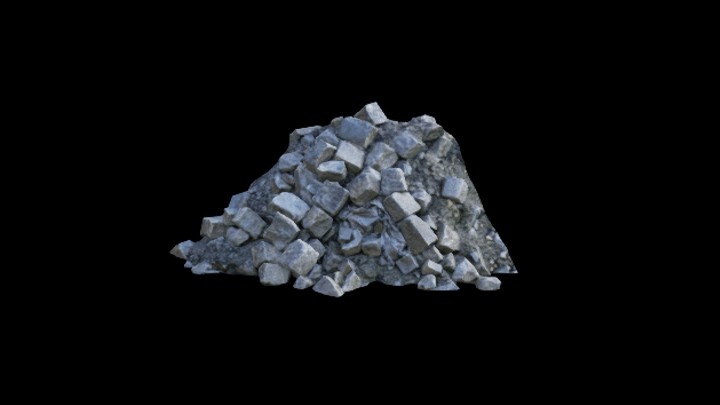 UE项目资源_模型资源_碎石078