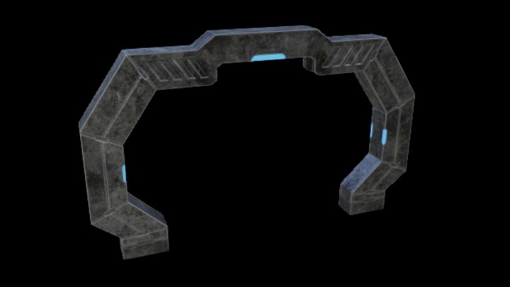 UE项目资源_模型资源_科技门007