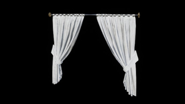 UE项目资源_模型资源_窗帘211