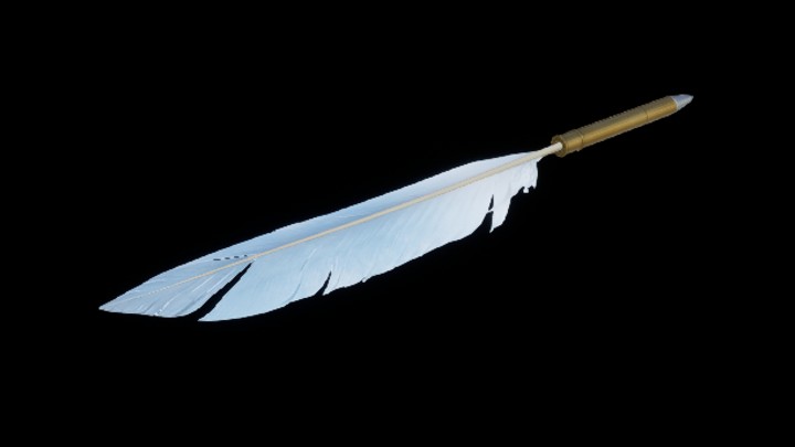 UE项目资源_模型资源_羽毛笔002