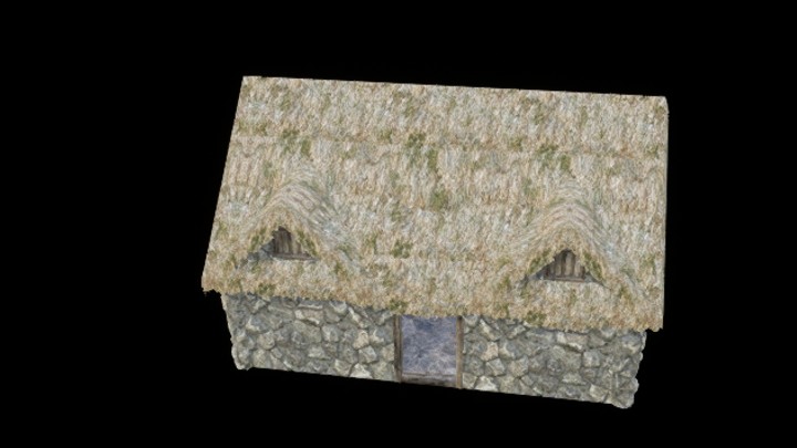 UE项目资源_模型资源_茅草房002