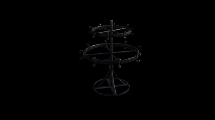 UE项目资源_模型资源_蜡烛架005