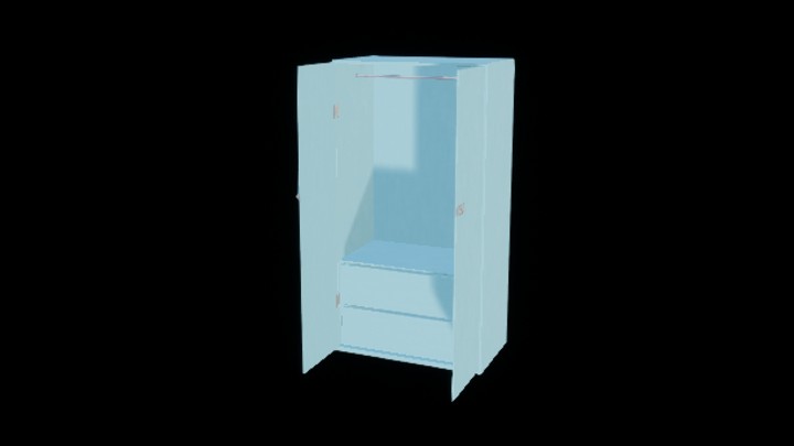 UE项目资源_模型资源_衣柜017