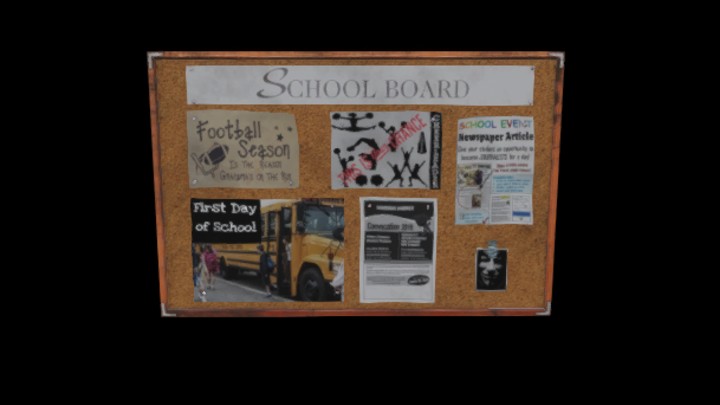 UE项目资源_模型资源_贴告栏002