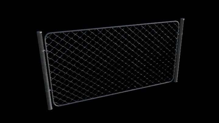 UE项目资源_模型资源_铁网围栏002