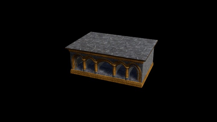 UE项目资源_模型资源_铜像基础001