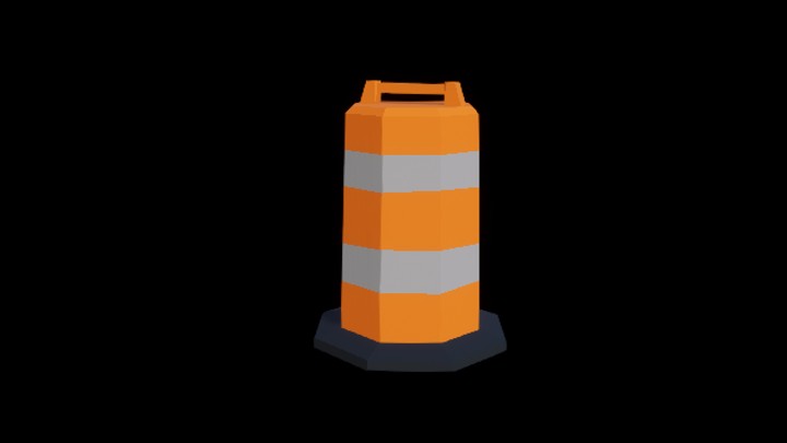 UE项目资源_模型资源_防撞桶002