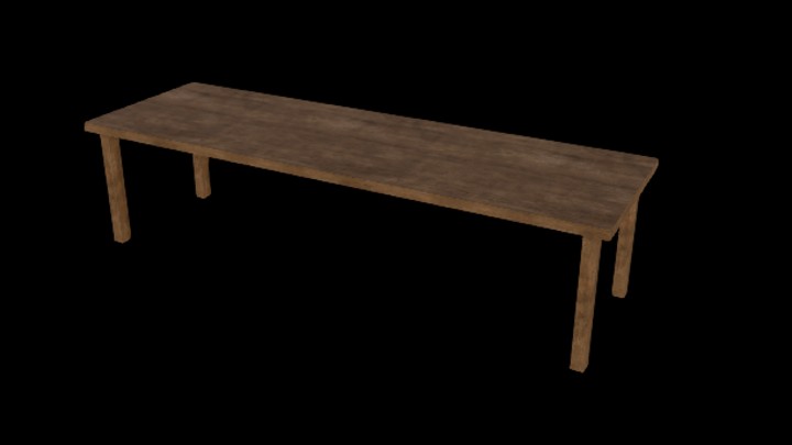 UE项目资源_模型资源_餐桌010