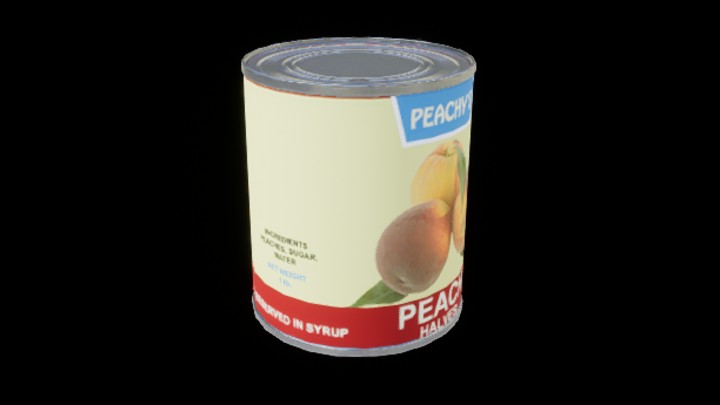 UE项目资源_模型资源_黄桃罐头002