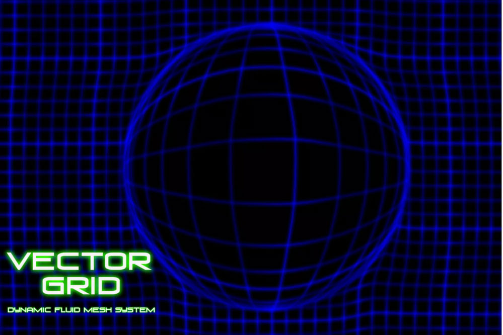 Vector Grid v1.14动态变化霓虹网格创建工具