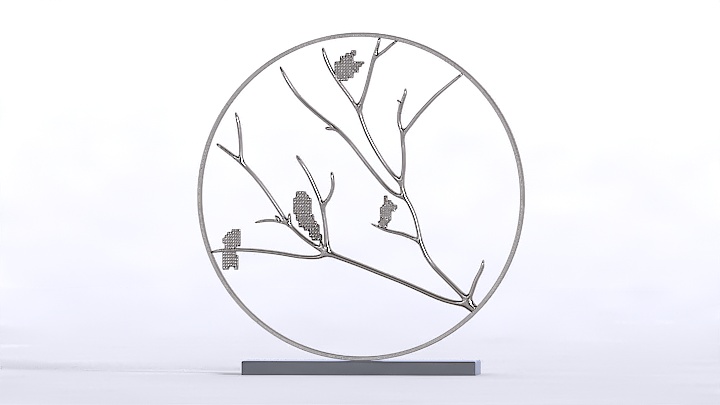 渲染模型_中式装饰004