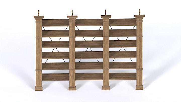 渲染模型_书架114