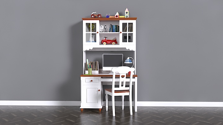 渲染模型_书桌050