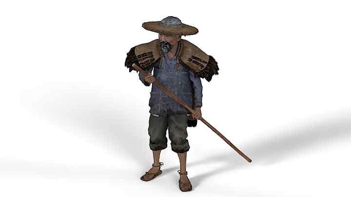 渲染模型_人物136