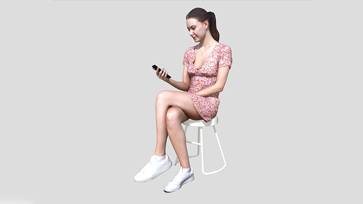 渲染模型_人物201