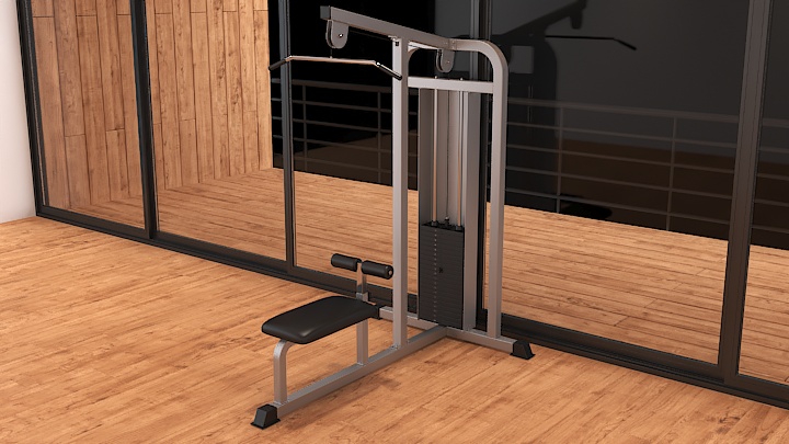 渲染模型_健身器材099