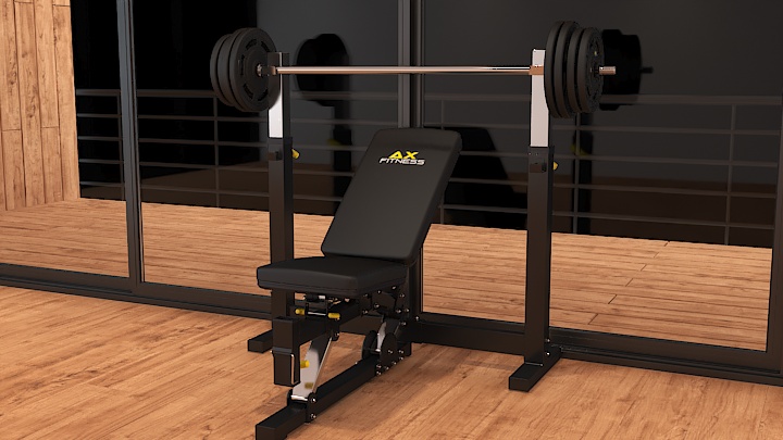 渲染模型_健身器材105