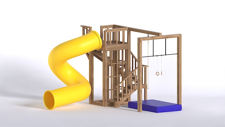 渲染模型_儿童乐园001