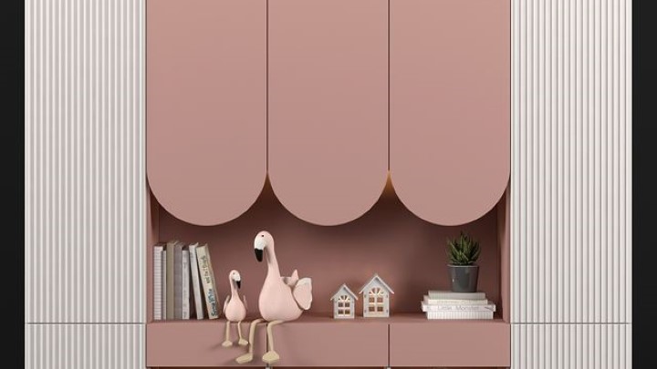 渲染模型_儿童家具047