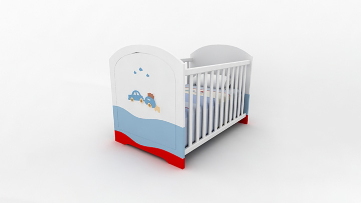 渲染模型_儿童房家具037