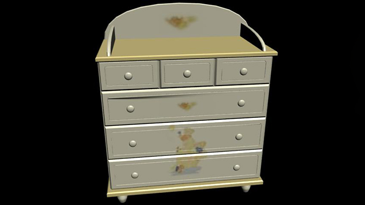 渲染模型_儿童房家具044