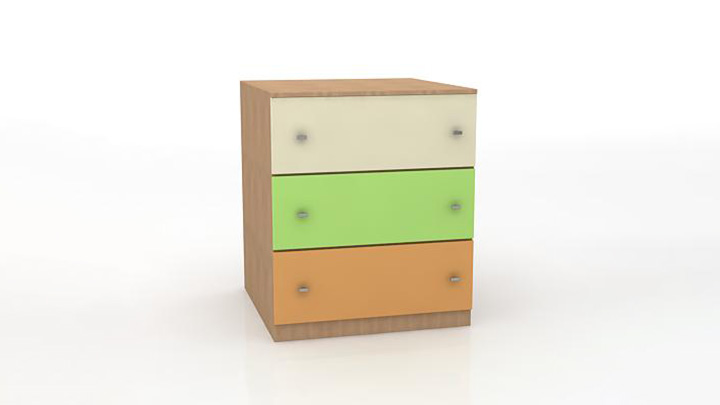 渲染模型_儿童房家具059