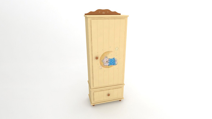 渲染模型_儿童房家具073