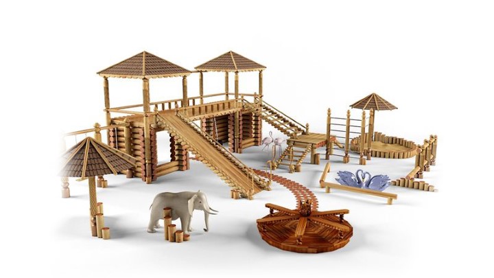渲染模型_儿童游乐场002