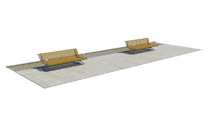 渲染模型_公共座椅018