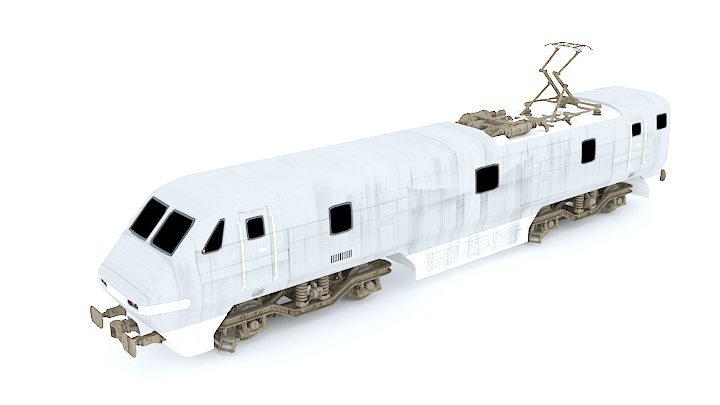 渲染模型_列车003