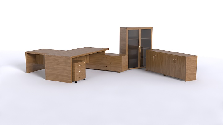 渲染模型_办公家具009