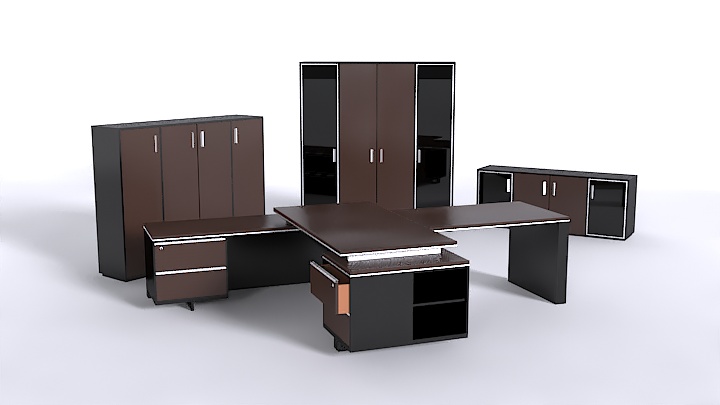 渲染模型_办公家具010