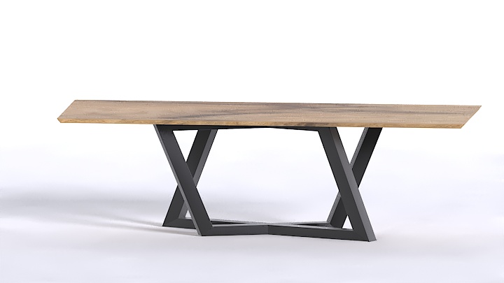 渲染模型_办公桌子016